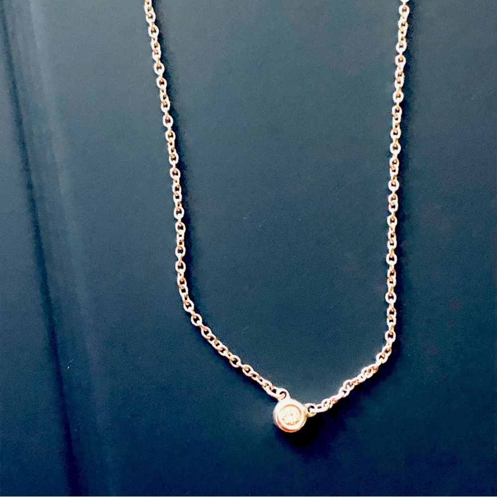 Tiffany & Co Elsa Peretti Diamonds By The Yard Necklace